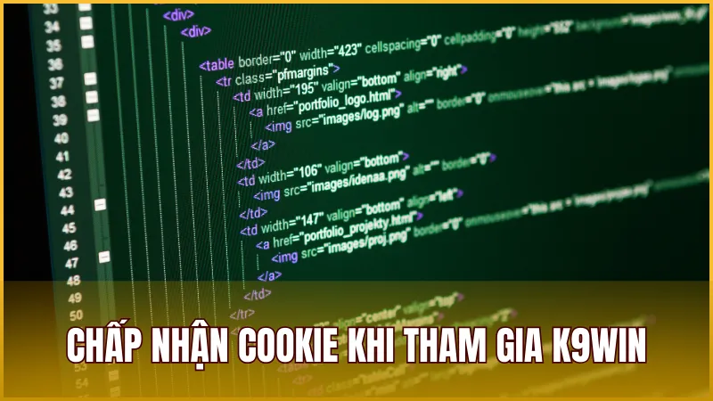 Điều Khoản Và Điều Kiện 4 Đồng ý chấp nhận Cookie khi tham gia K9WIN
