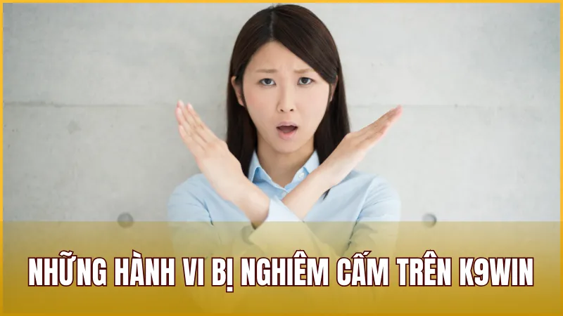 Điều Khoản Và Điều Kiện 3 Những hành vi bị nghiêm cấm trên K9WIN và cách xử lý của nền tảng