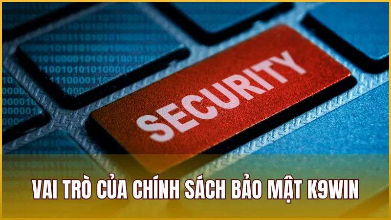 Tầm quan trọng của chính sách bảo mật tại nhà cái K9WIN