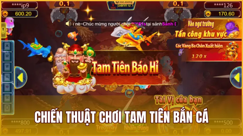 Học hỏi những chiến thuật săn cá Tam Tiên từ cao thủ để nâng cao tỷ lệ thắng