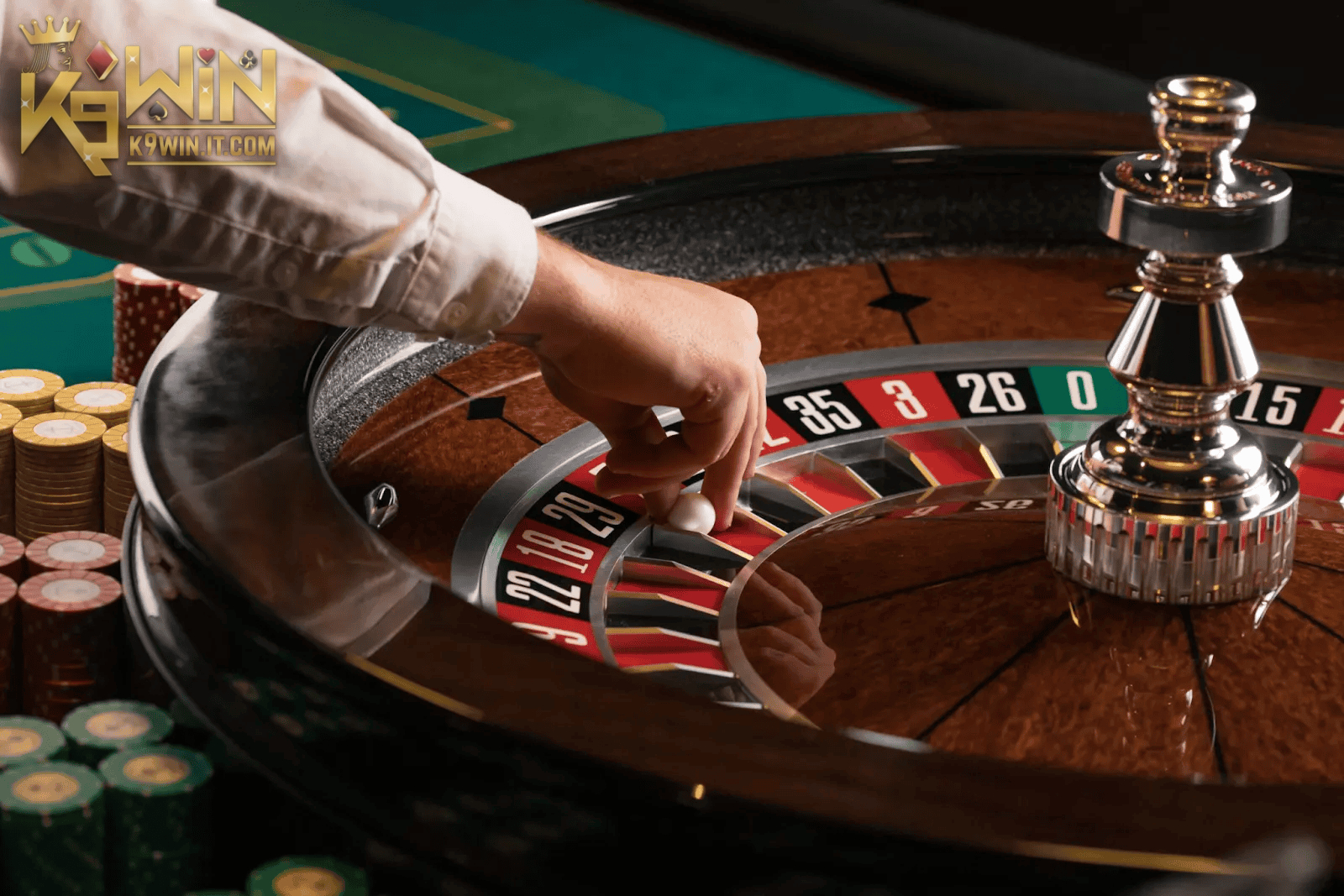 Roulette K9WIN - Chơi Là Thích Tiền Về Như Lũ Cuốn Chỉ Với 100K 2 Luật chơi Roulette K9WIN